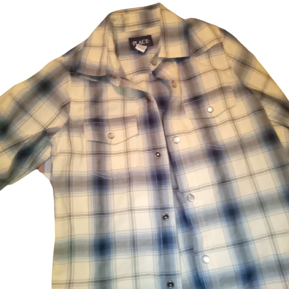 Carter children's place Boys button dress shirt long sleeve great condition 5/6